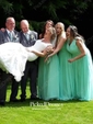 Sweetheart Sage Chiffon with Ruffles Promotion Bridesmaid Dresses