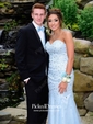 Sparkly Trumpet/Mermaid Sweetheart Tulle with Beading Sweep Train Prom Dresses