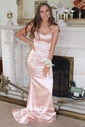 Trumpet/Mermaid V-neck Floor-length Prom Dresses